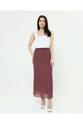 دامن بژ زنانه پارچه MY FARBE - کد 288779842
