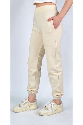 شلوار کرمگن بژ زنانه رگولار Modoo Tekstil - کد 58278765