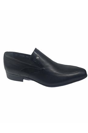 کفش کژوال مشکی مردانه چرم خالص Fosco - کد 72498877