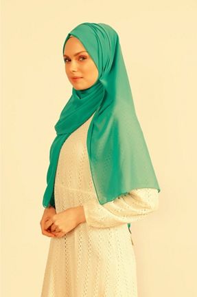 شال سبز زنانه شیفون Differenza - کد 72635270