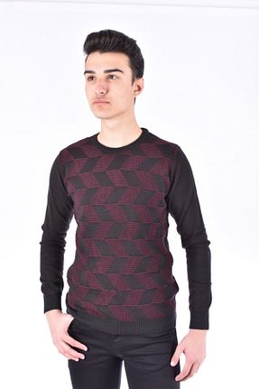 پلیور مشکی مردانه طرح دار Twister Jeans - کد 66367729