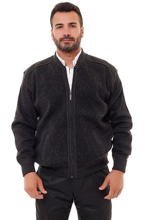 رویه طوسی مردانه اکریلیک KARBEY TRİKO - کد 47214942