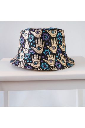 کلاه آبی زنانه پنبه ای Planet Butik - کد 94928947