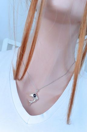 گردنبند نقره سرمه ای زنانه 925 عیار celixx - کد 287624285