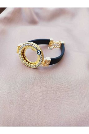 دستبند جواهر طلائی زنانه زیرکن GEZERGOLD TAKI - کد 288212848