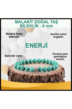 دستبند جواهر سبز زنانه سنگ طبیعی OSMANLI DEĞERLİ TAŞ - کد 289804413