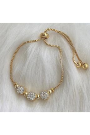 دستبند جواهر طلائی زنانه کد 270338338