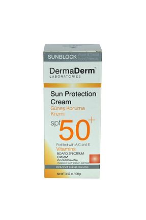 کرم ضد آفتاب صورت SPF 50 + DermaDerm - کد 289043073