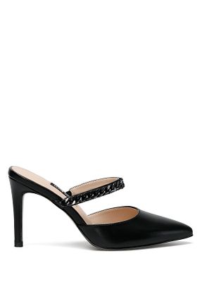 دمپائی مشکی زنانه چرم مصنوعی Nine West - کد 243543545