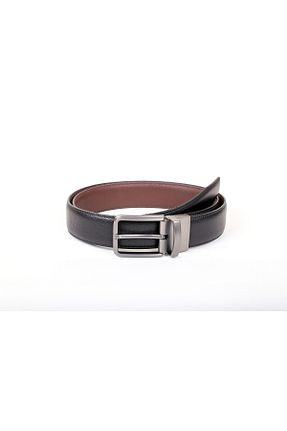 کمربند مشکی زنانه چرم خالص bellt company - کد 289293332