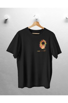 تی شرت مشکی زنانه اورسایز کد 289381691