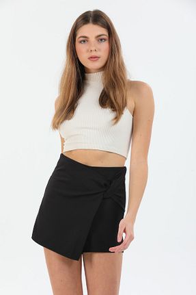 شلوارک و برمودا مشکی زنانه شلوارک دامنی ONO STORE - کد 255681333