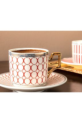 فنجان قهوه قرمز 2 نفره English Home - کد 290141300