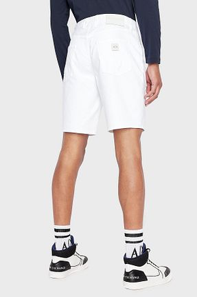 شلوارک و برمودا سفید مردانه اسلیم فیت Armani Exchange - کد 289348864