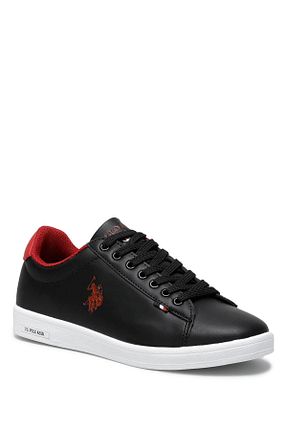 کفش اسنیکر مشکی زنانه بند دار U.S. Polo Assn. - کد 289383736