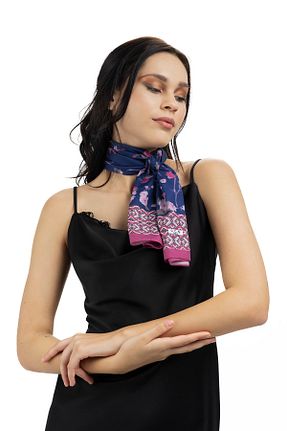 دستمال گردن رنگی زنانه ابریشم Sarar - کد 210196416