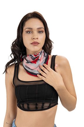دستمال گردن رنگی زنانه ابریشم Sarar - کد 290289981