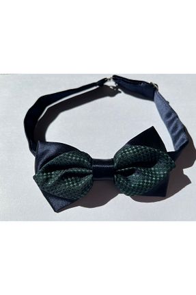 پاپیون سبز بچه گانه ساتن mystery bow tie - کد 280076683