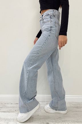 شلوار جین آبی زنانه رگولار Livik - کد 290959410