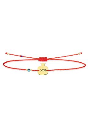 دستبند نقره قرمز زنانه 925 عیار alberaccessories - کد 290514076