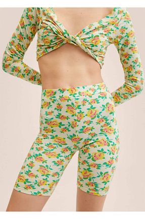 ساق شلواری نباتی زنانه بافتنی MANGO - کد 251933770
