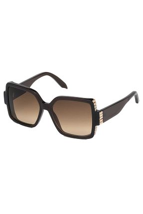 عینک آفتابی قهوه ای زنانه UV400 Swarovski - کد 291080596