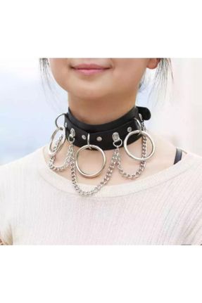 گردنبند جواهر زنانه چرم کد 291135530