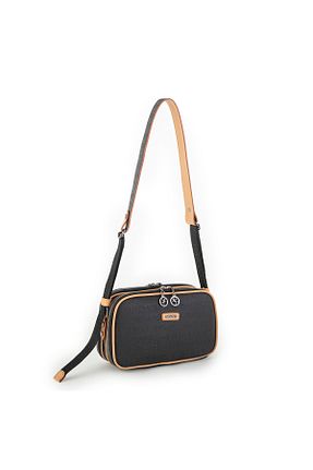 کیف پستچی مشکی زنانه چرم مصنوعی Nas Bag - کد 291190525