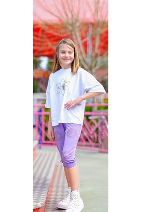 شلوارک و برمودا بنفش بچه گانه فاق بلند Edlis - کد 293520747