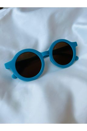 عینک آفتابی آبی بچه گانه 47 UV400 مات گرد کد 292009815