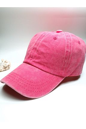 کلاه صورتی زنانه پنبه ای Alle Accessories - کد 99791306