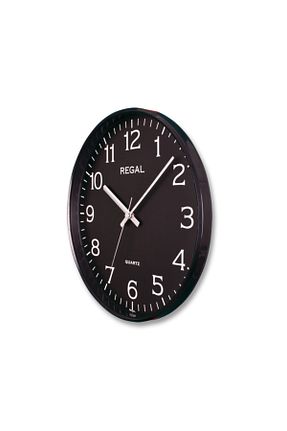 ساعت دیواری مشکی 30 * 30 Regal - کد 77288989