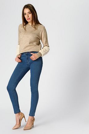 شلوار جین آبی زنانه رگولار Vero Moda - کد 3586511
