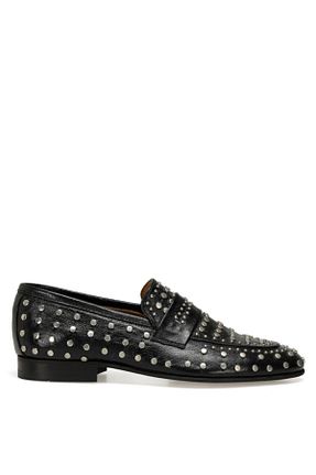 کفش لوفر مشکی زنانه چرم خالص Nine West - کد 32395903