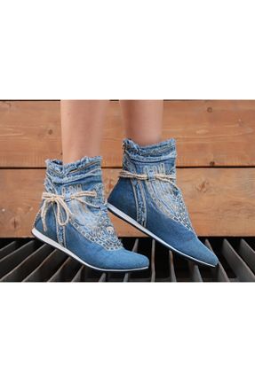کفش کژوال آبی زنانه پارچه ای StarBlueMooN - کد 95237805