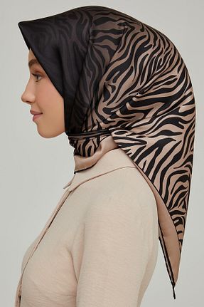 روسری سفید کرپ ساتن ابریشم Armine - کد 164123729