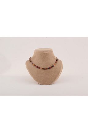گردنبند جواهر رنگی زنانه سنگ OSMANLI DEĞERLİ TAŞ - کد 297944818
