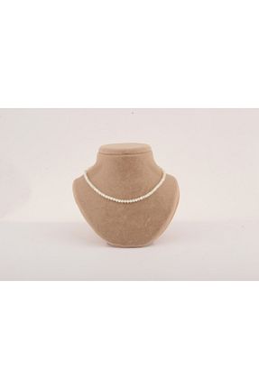 گردنبند جواهر سفید زنانه سنگ OSMANLI DEĞERLİ TAŞ - کد 297958641