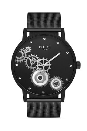 ساعت مچی مشکی مردانه 51-55 میلی متر POLO Rucci - کد 297458894