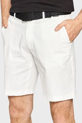 شلوارک و برمودا سفید مردانه اسلیم فیت Calvin Klein - کد 297918492