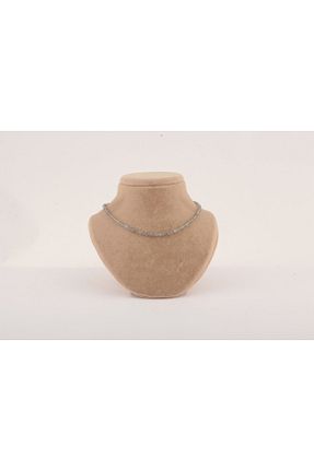 گردنبند جواهر طوسی زنانه سنگ OSMANLI DEĞERLİ TAŞ - کد 297991825