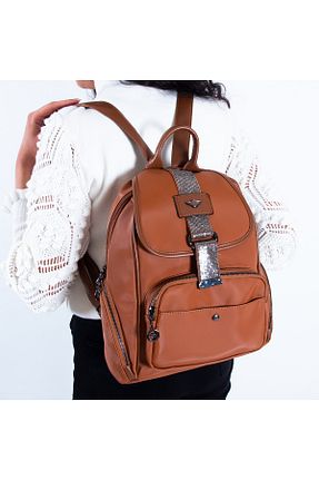 کوله پشتی قهوه ای زنانه ابعاد بزرگ Mega - کد 55955693