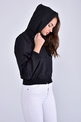 کاپشن مشکی زنانه رگولار Buklemoda - کد 132739956