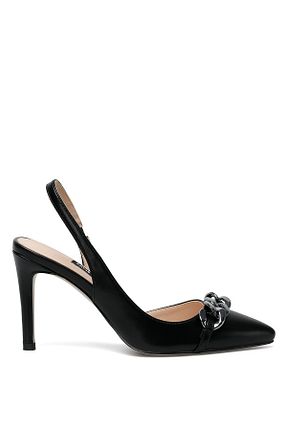 کفش پاشنه بلند کلاسیک مشکی زنانه چرم مصنوعی Nine West - کد 243565789