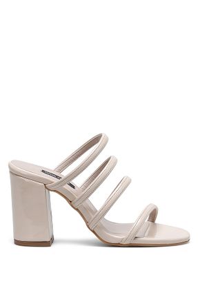 دمپائی بژ زنانه چرم مصنوعی Nine West - کد 248473551