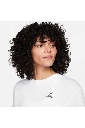 تیشرت سفید زنانه گشاد Nike - کد 299013019