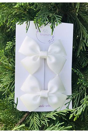 گیره سر بژ بچه گانه ساتن Fleur De Luna - کد 287747339