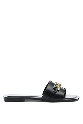 دمپائی مشکی زنانه چرم مصنوعی Nine West - کد 240072258