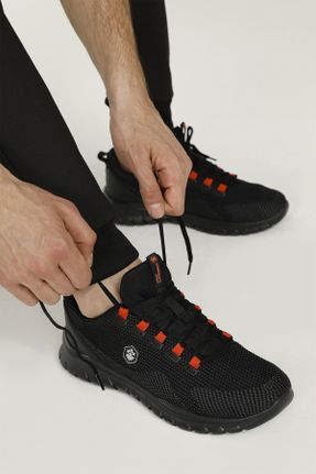 کفش پیاده روی مشکی مردانه پارچه ای پارچه نساجی کد 70591629