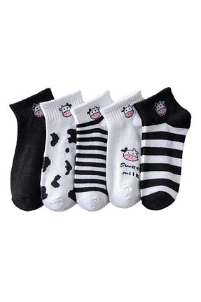جوراب مشکی زنانه پنبه ای Meguca Socks - کد 298476747